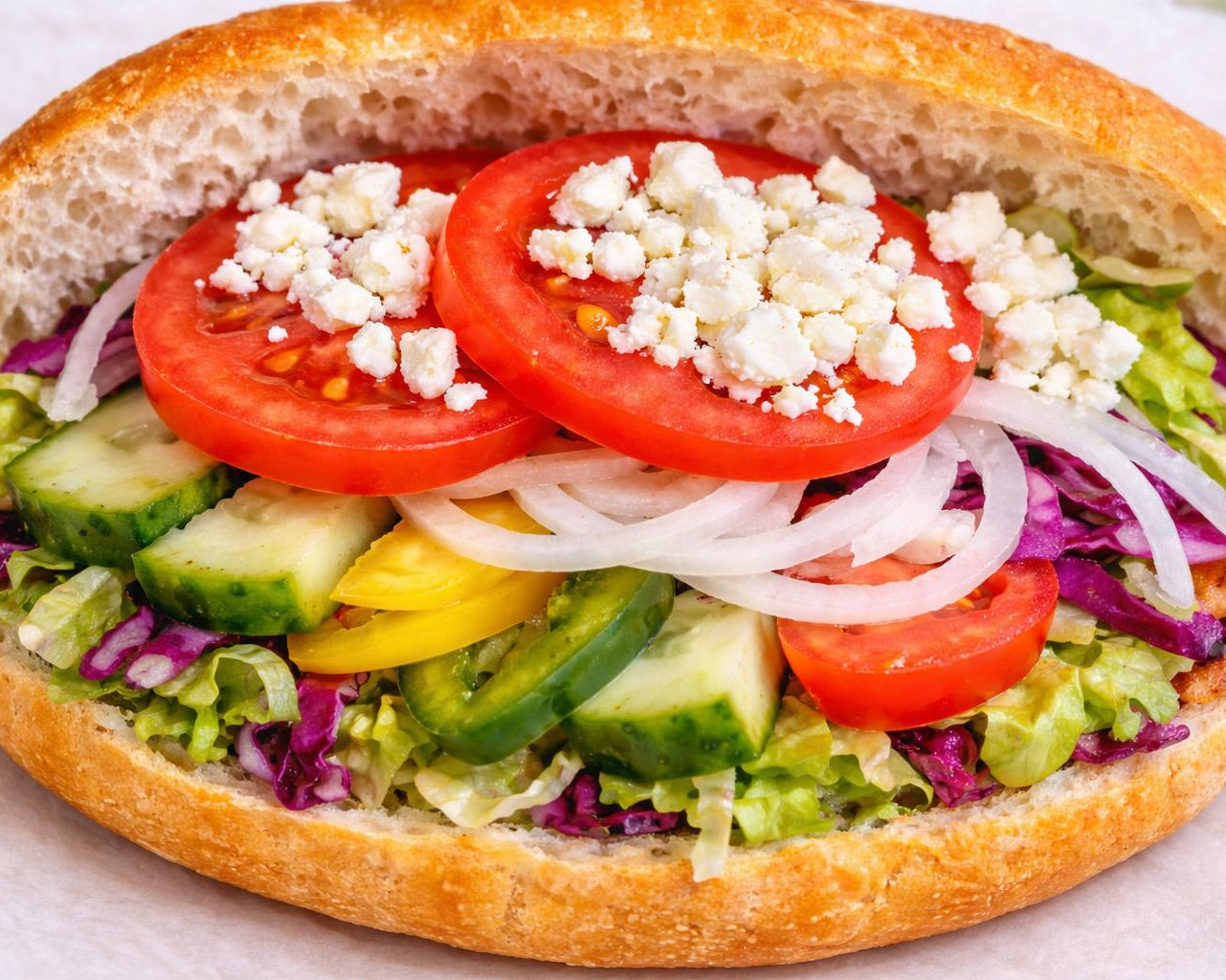 Döner Sandwich Vegetarisch