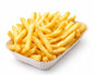 Pommes mit Majo und Ketchup